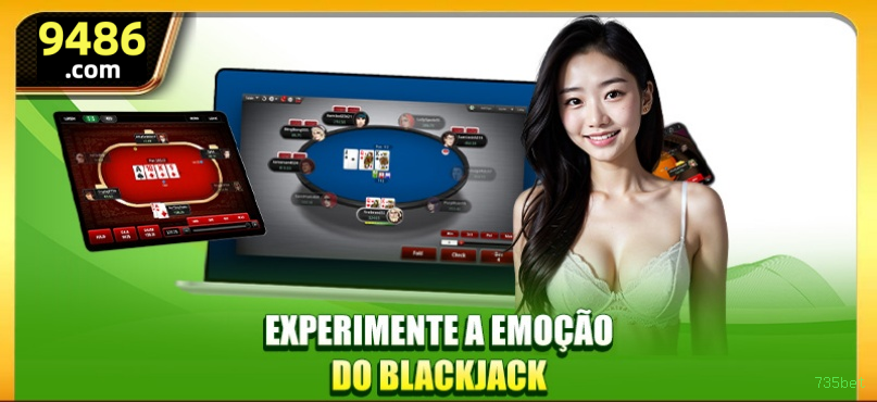 Roleta e blackjack 735bet